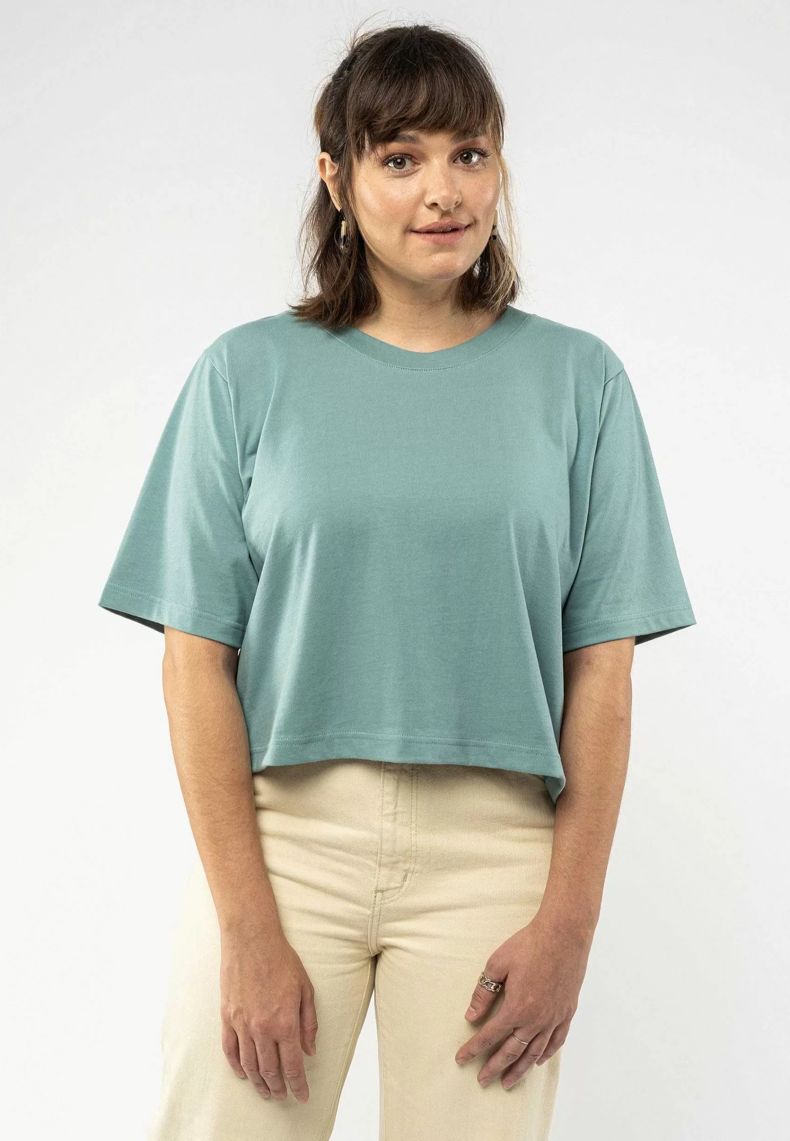 New Cropped T-Shirt Jandra Damen Shirts & Tops