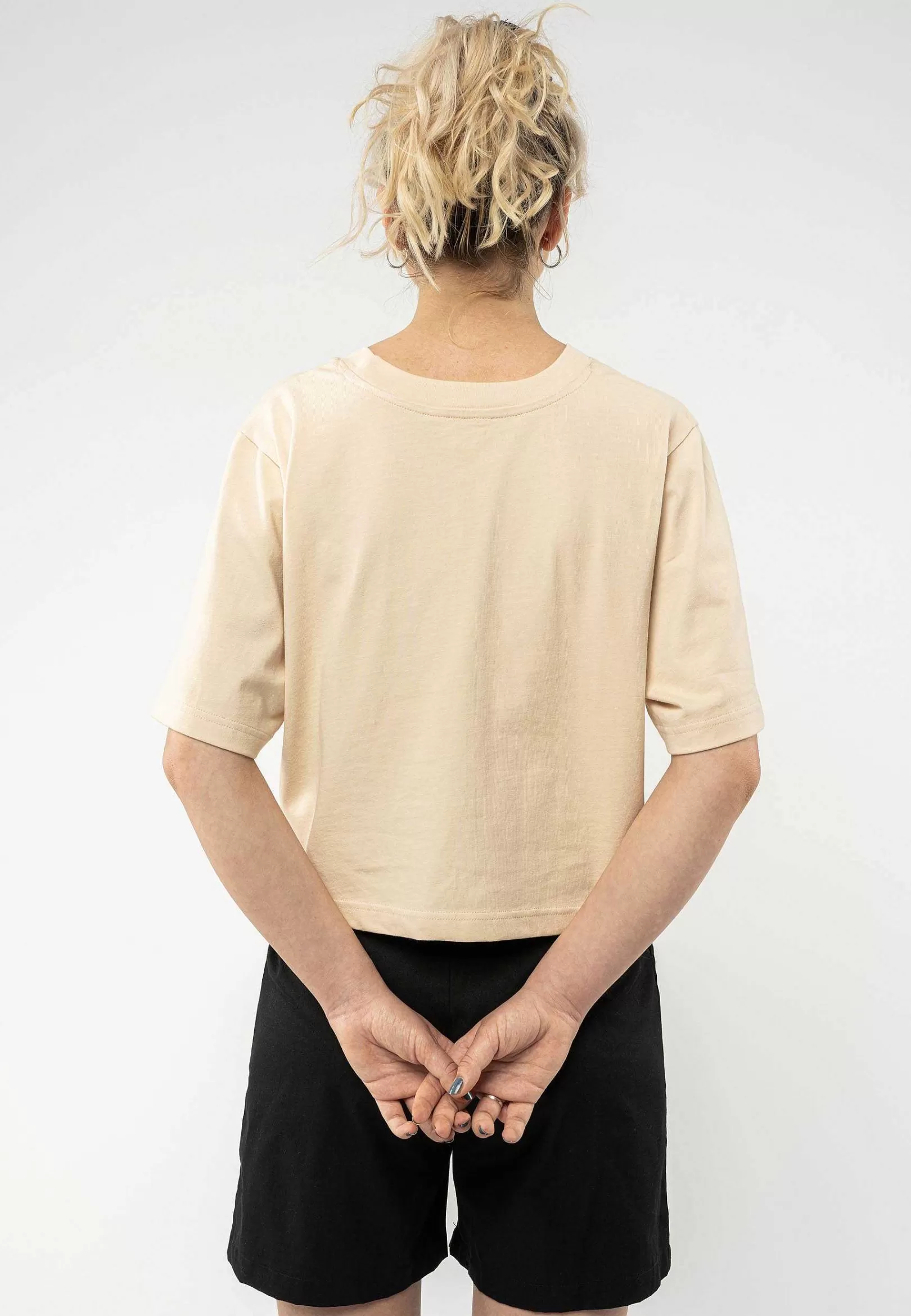 Hot Cropped T-Shirt Jandra Damen Shirts & Tops