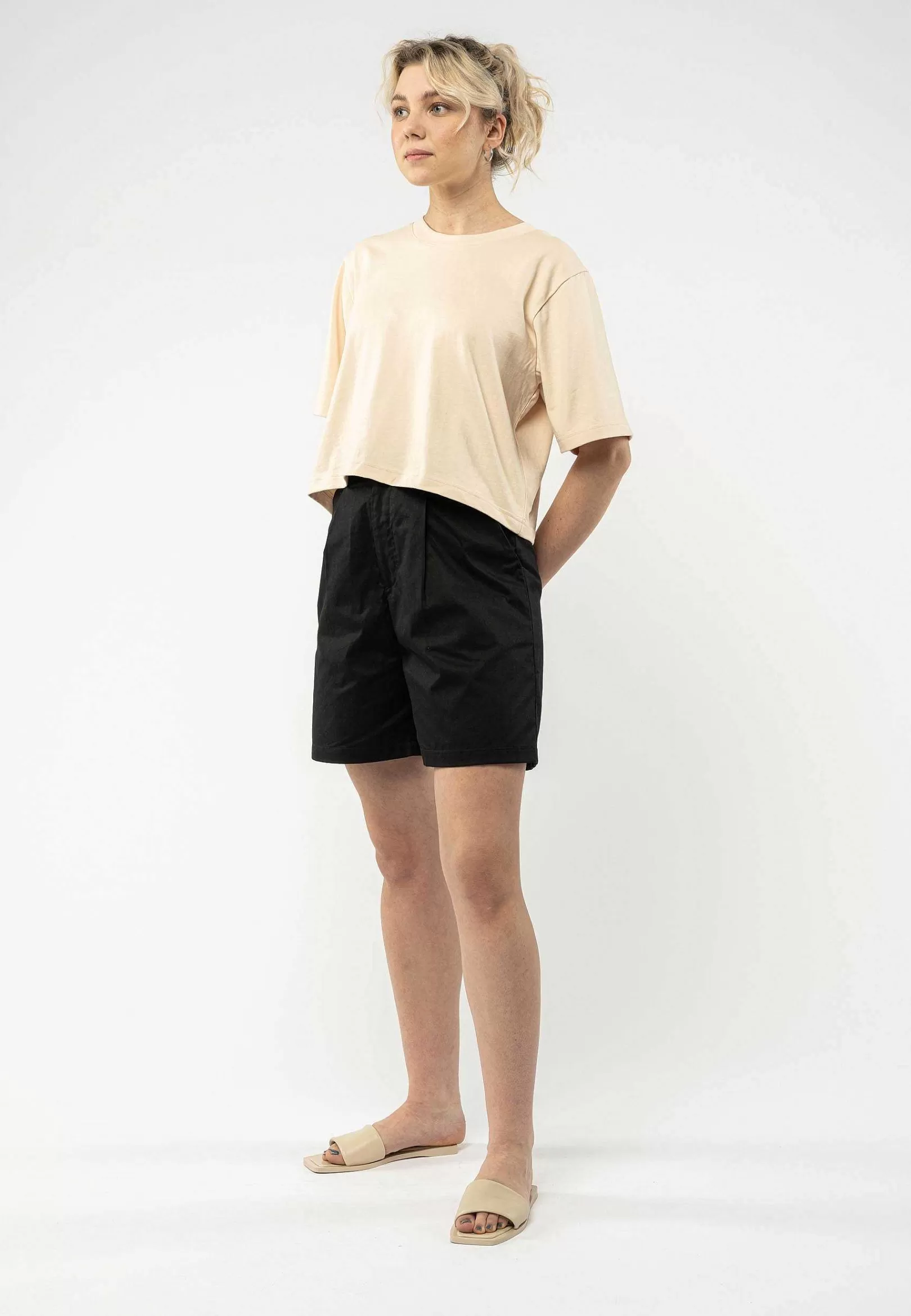 Hot Cropped T-Shirt Jandra Damen Shirts & Tops