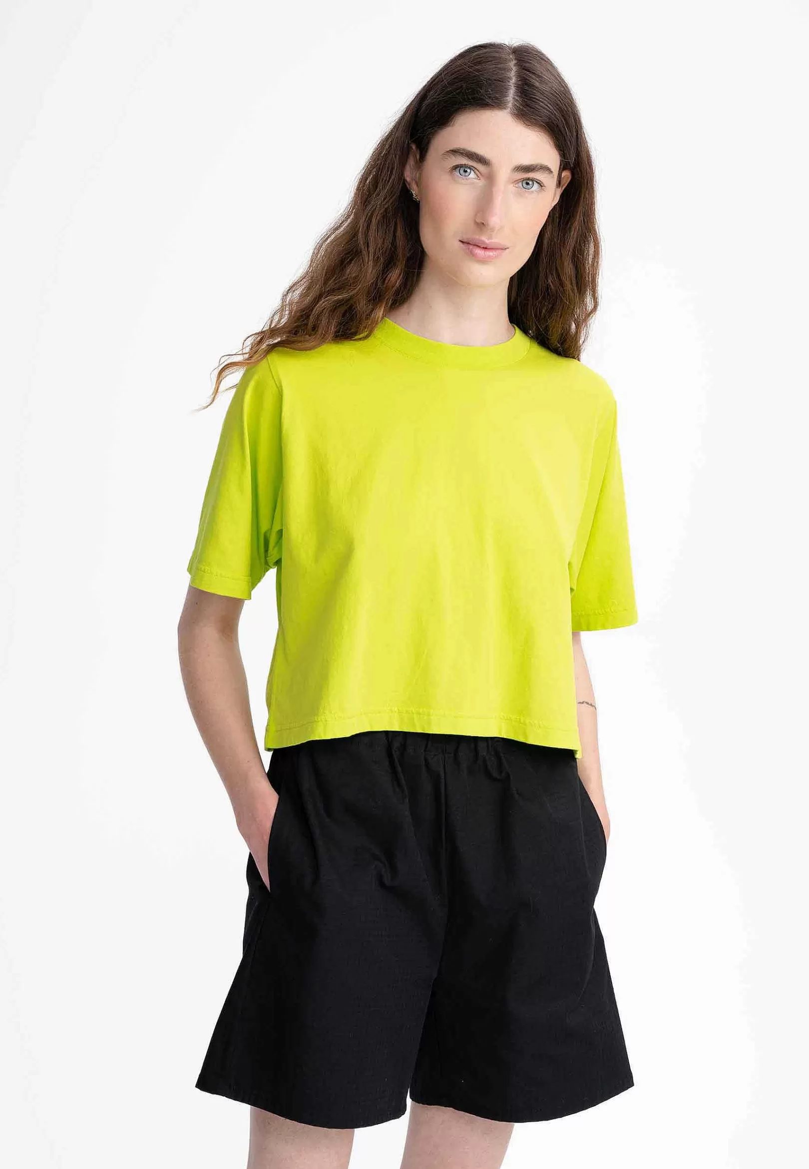 Fashion Damen Cropped T-Shirt Desna Damen Shirts & Tops