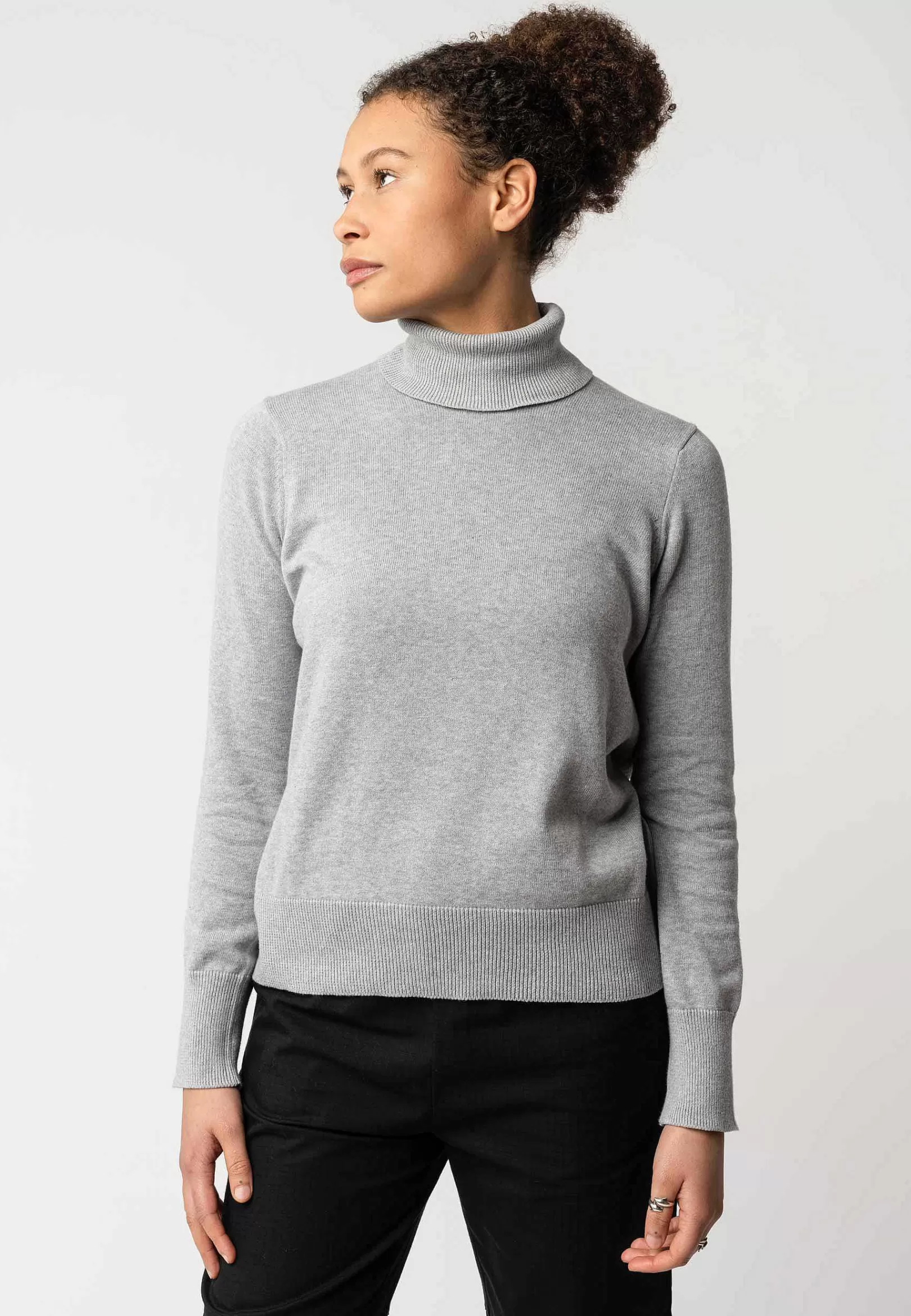 Cheap Feinstrick Rollkragenpullover Mayura Damen Strickmode