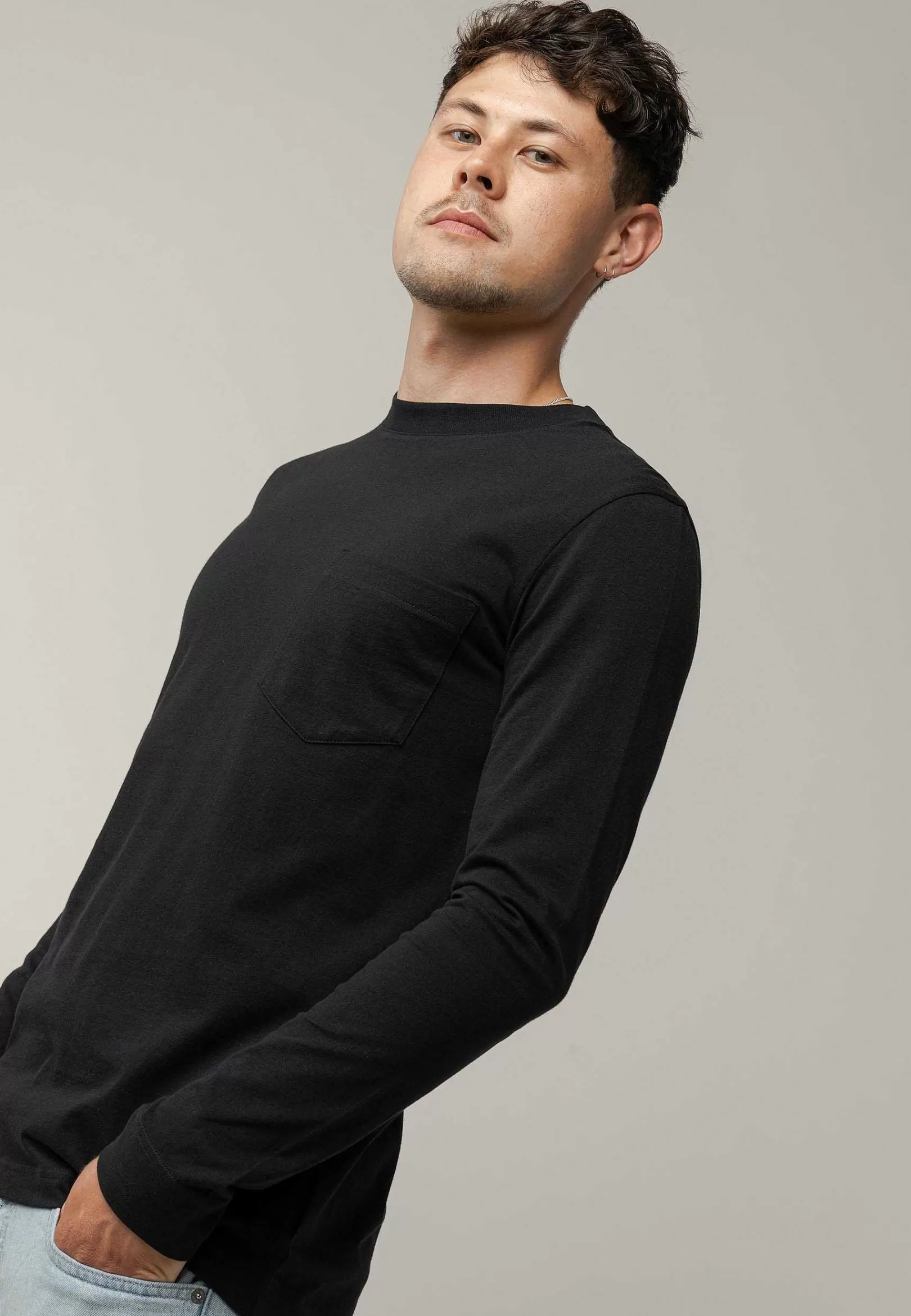 Online Longsleeve Aroon Herren Shirts & Tops