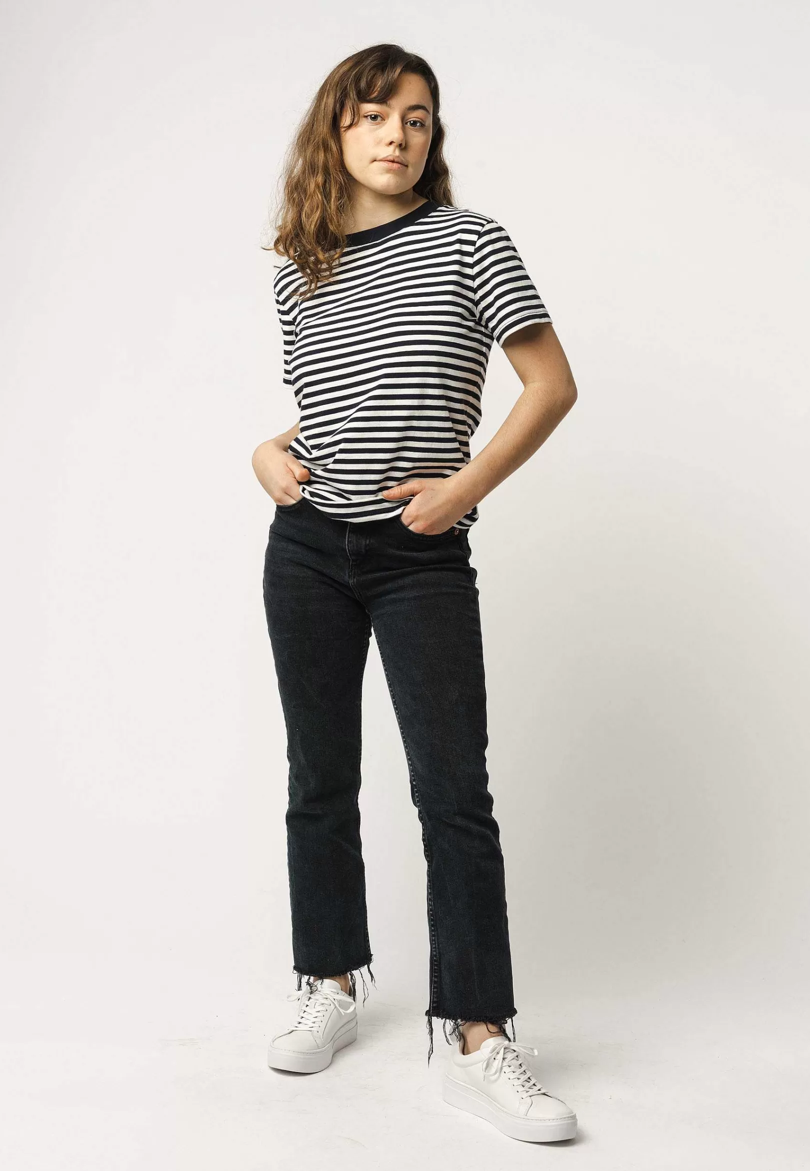 Outlet T-Shirt Khira Stripes Damen Shirts & Tops